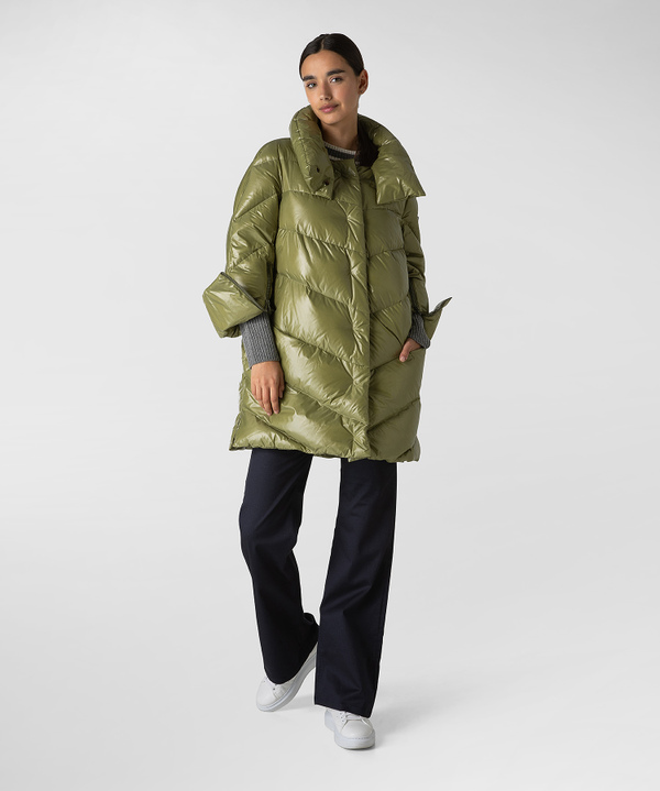 Down jacket in recycled down and ECONYL® yarn - Peuterey