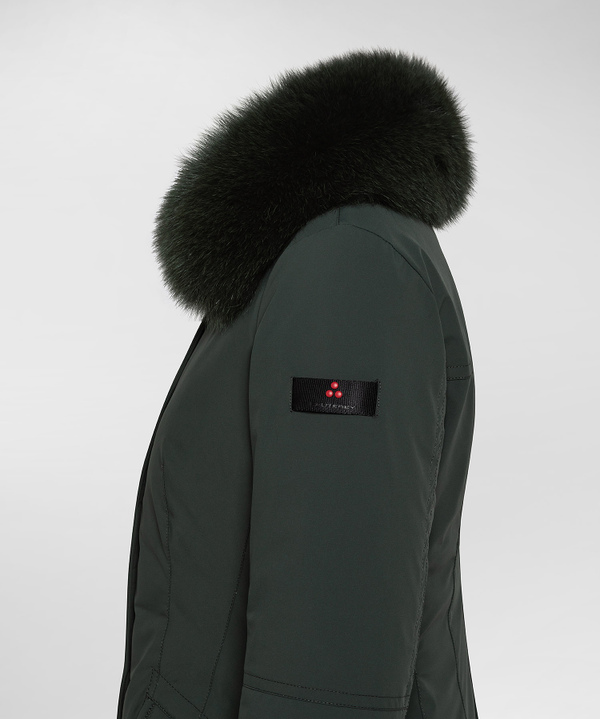 Slim jacket with fur - Peuterey