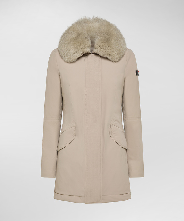 Slim-Jacke mit Pelz - Peuterey