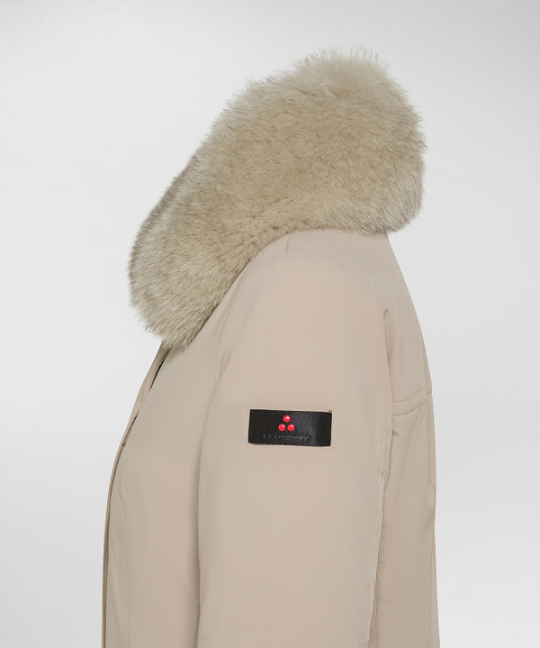 Slim-Jacke mit Pelz - Peuterey