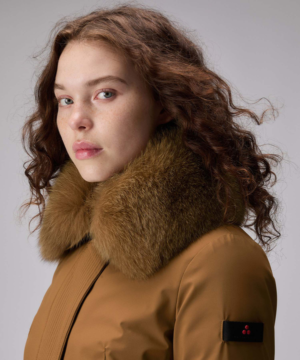 Slim-Jacke mit Pelz - Peuterey