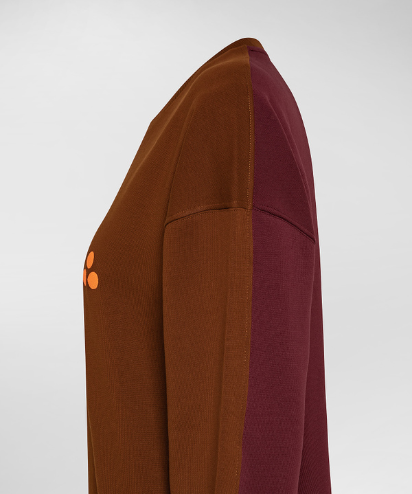 Colour block cotton sweatshirt - Peuterey