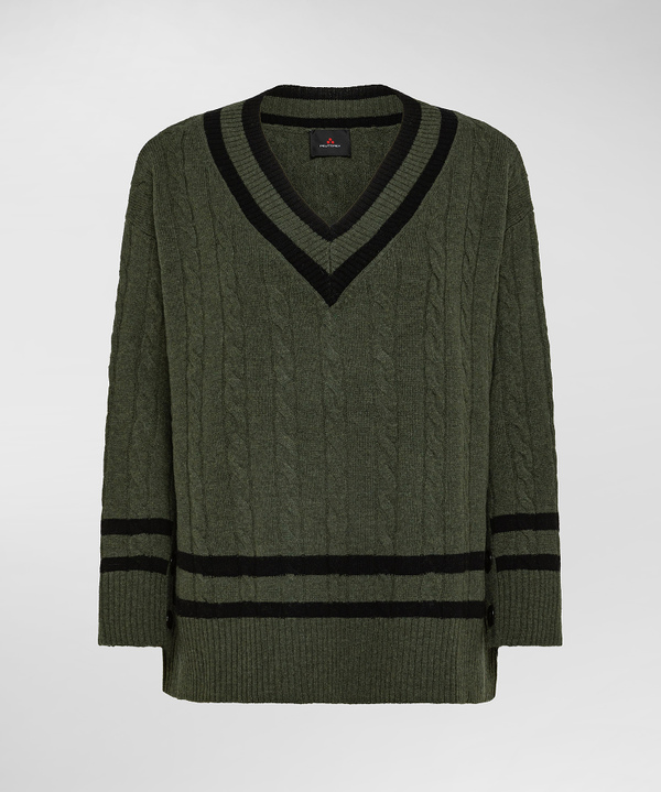 Pullover aus kardierter Merinowolle - Peuterey
