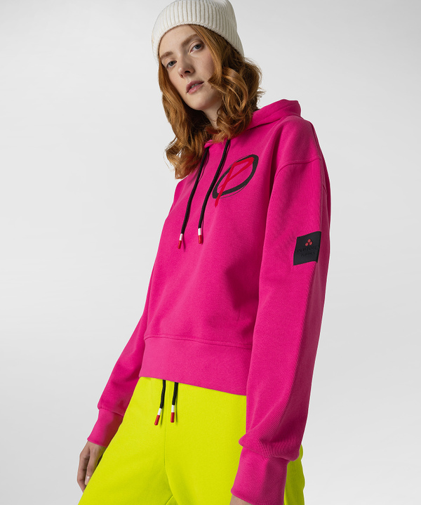 Sweatshirt mit Kapuze aus Garn mit GOTS-Zertifikat - Peuterey