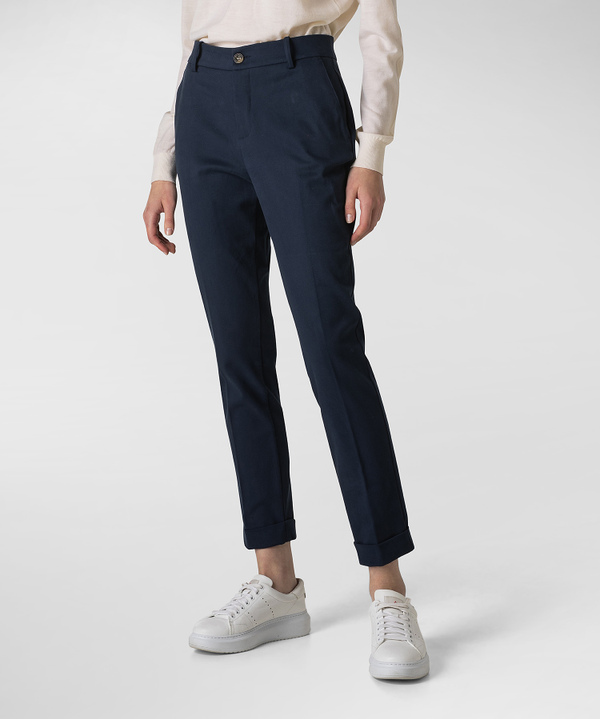 Pantaloni chino in gabardina di cotone stretch - Peuterey