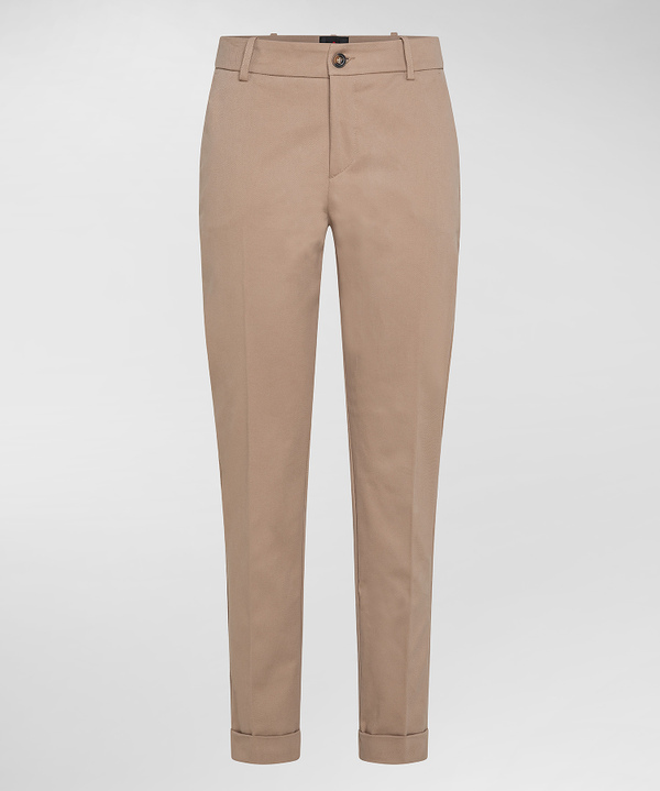 Pantaloni chino in gabardina di cotone stretch - Peuterey