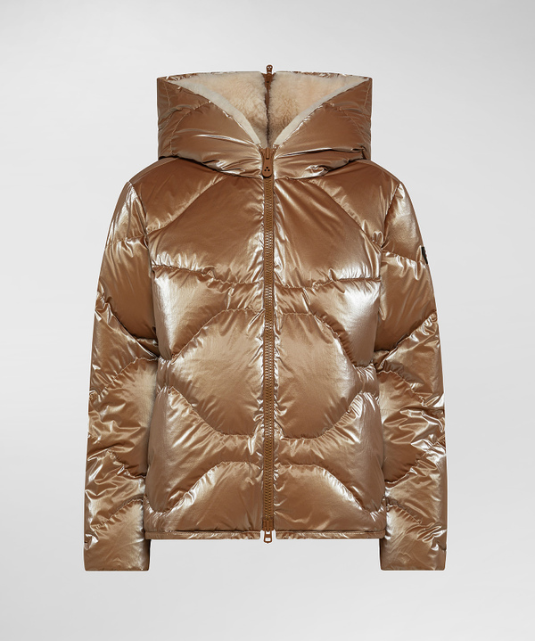 Quilted bomber with aviator-type hood - Peuterey