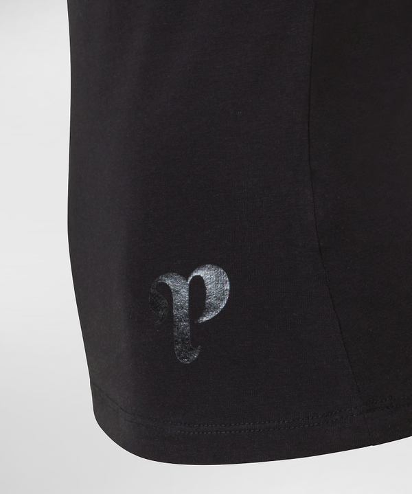 T-shirt with same-colour lettering - Peuterey