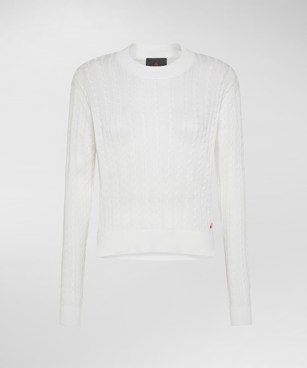 Knitted fabric braided sweater - Peuterey