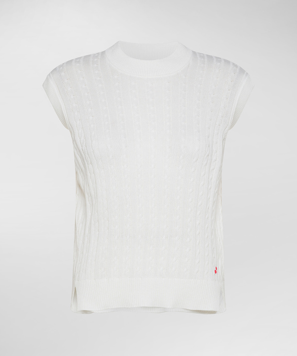 100% cotton knit vest - Peuterey