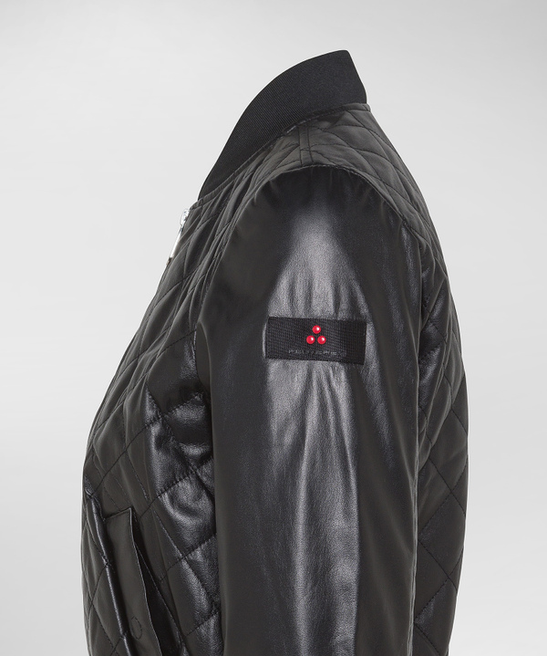 Short soft leather bomber jacket - Peuterey
