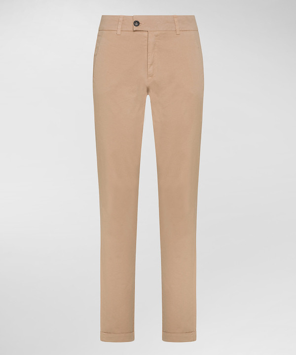 Gabardine stretch-cotton chino trousers - Peuterey