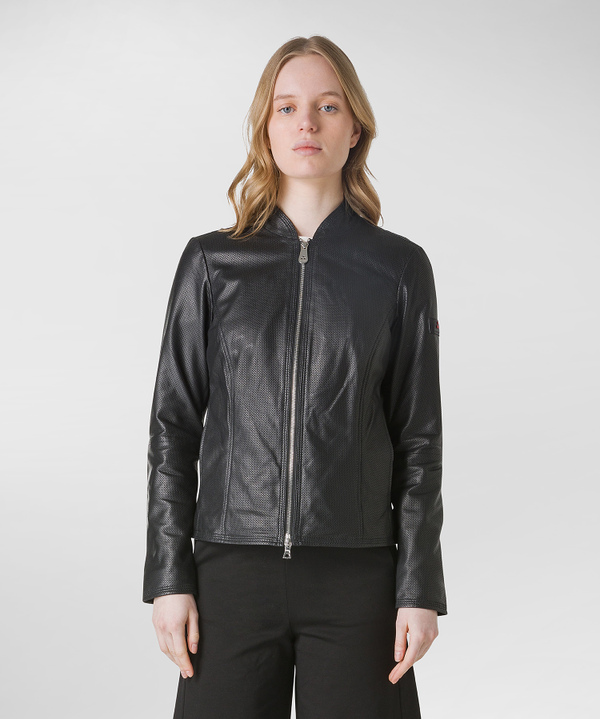 Soft leather biker jacket - Peuterey
