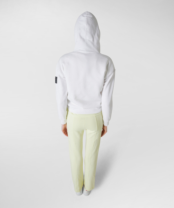 GOTS certified yarn sweatshirt with wide hood - Peuterey