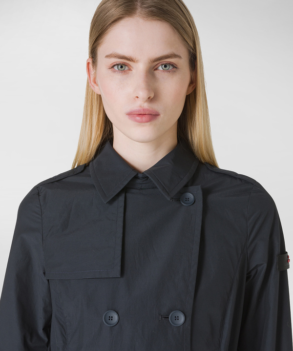 Cotton and nylon double-breasted jacket - Peuterey