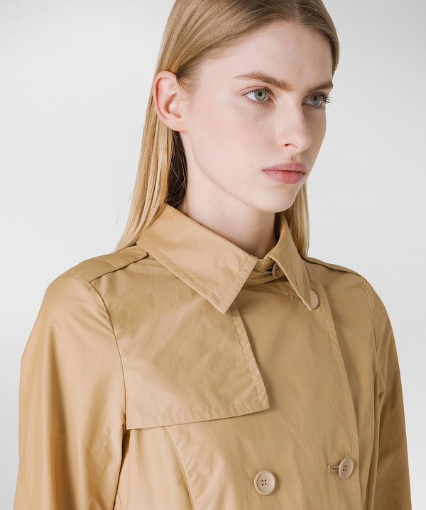 Cotton and nylon double-breasted jacket - Peuterey
