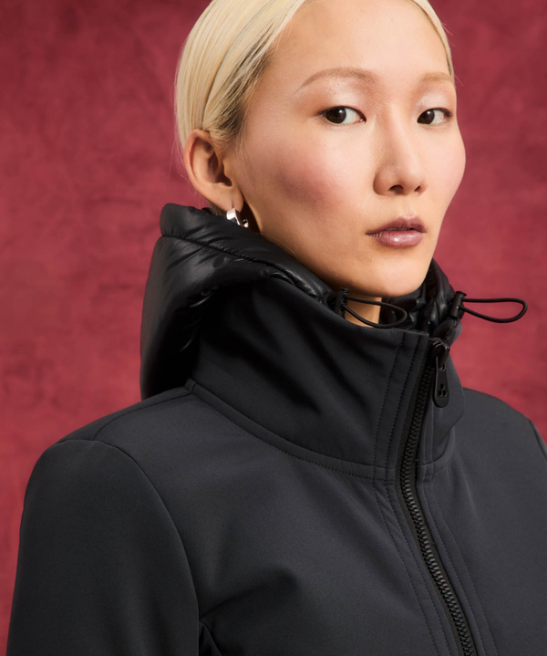 Long down jacket with removable padding - Peuterey