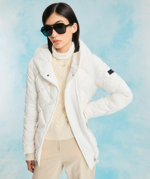 Ultra-light fabric down jacket with diamond-shaped quilting - Peuterey
