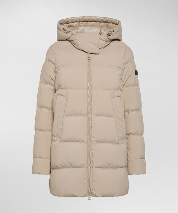 Down jacket with contrasting hood - Peuterey