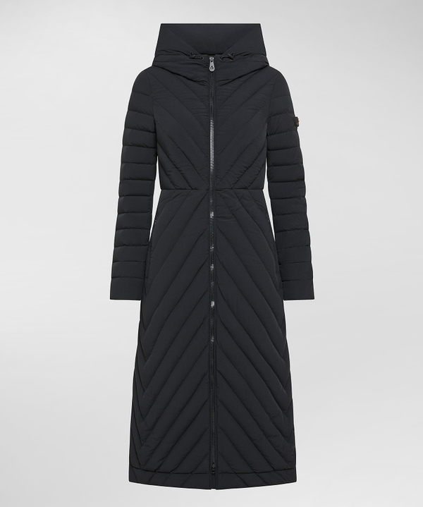 Bi-Stretch Fabric Long Down Jacket - Peuterey