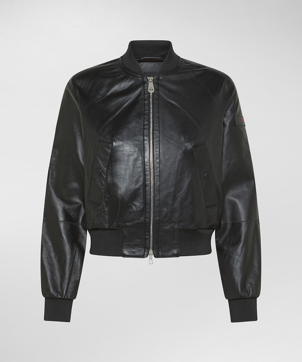 Giacca bomber corta in pelle - Peuterey