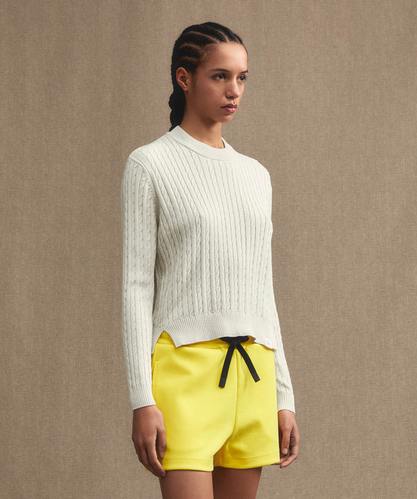 Cotton cable knit sweater - Peuterey