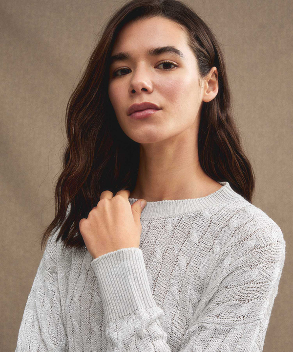Cable knit sweater with sequins - Peuterey