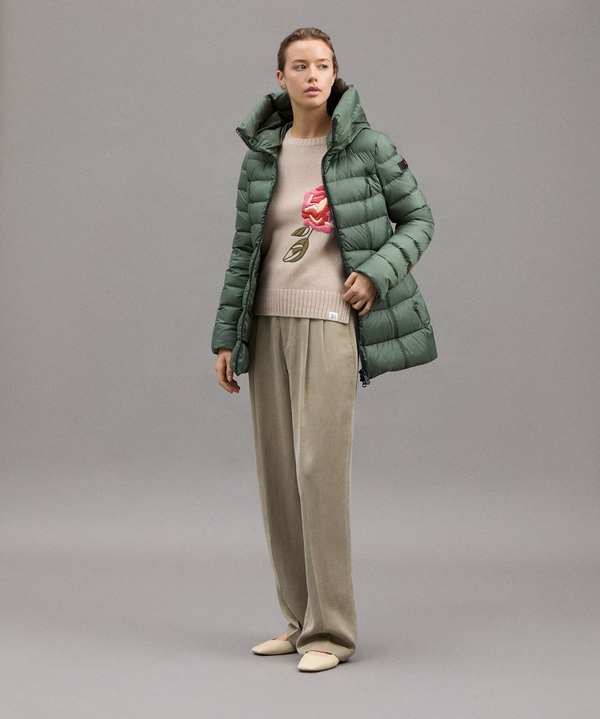 100% Recycled Polyester Slim Down Jacket - Peuterey
