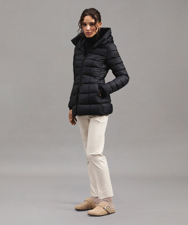 Piumini neri corti donna outlet