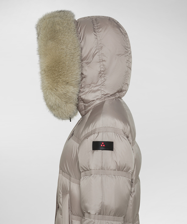 Puffer Jacket With Fur-Trimmed Hood - Peuterey