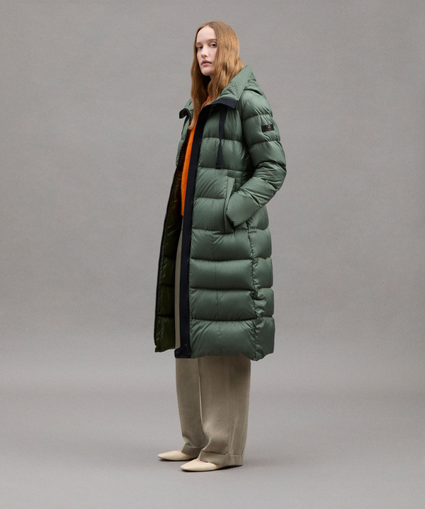 100% Recycled Polyester Long Down Jacket - Peuterey