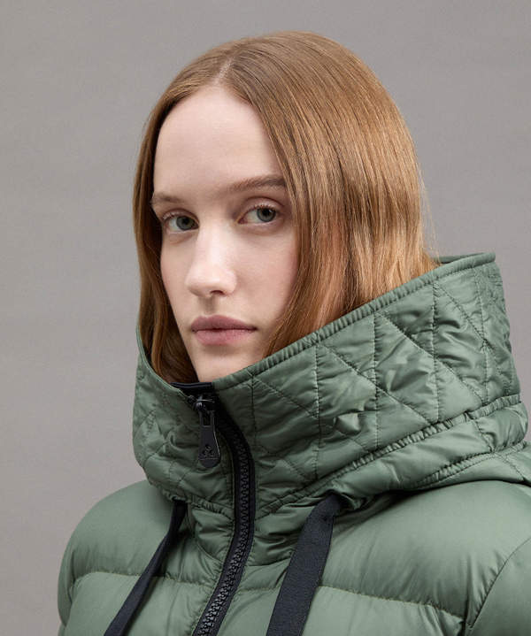 100% Recycled Polyester Long Down Jacket - Peuterey