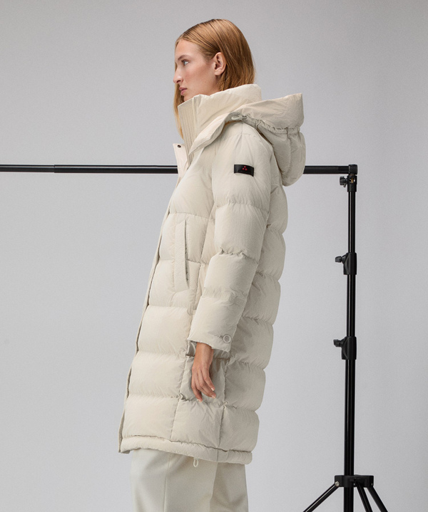 LONG PEARL-FINISH DOWN JACKET - Peuterey