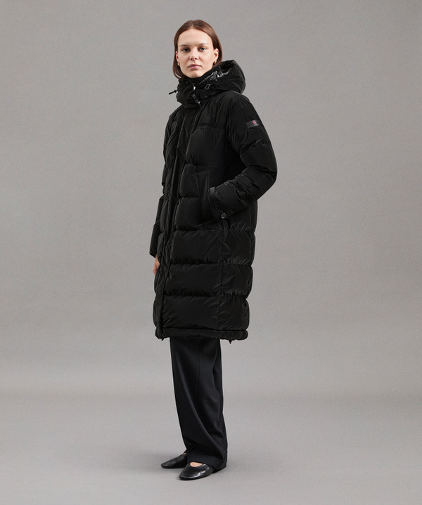Long Pearl-Finish Down Jacket - Peuterey
