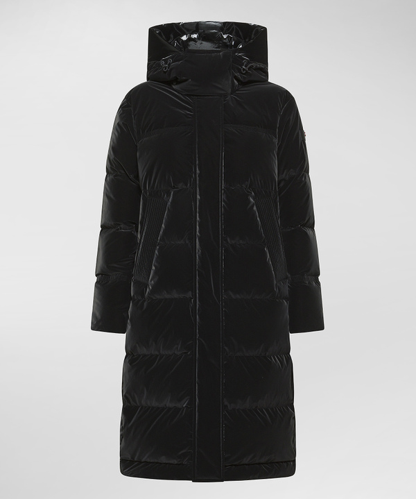 Long Pearl-Finish Down Jacket - Peuterey