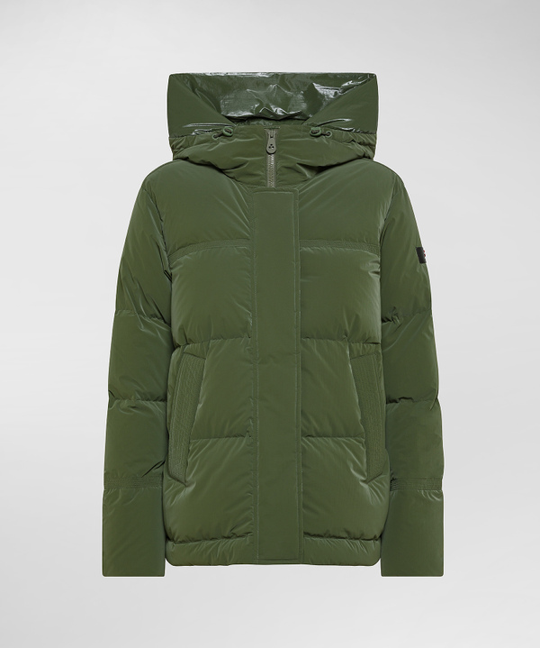 DAUNENJACKE AUS NYLON MIT MATT-GLANZ-KONTRAST - Peuterey