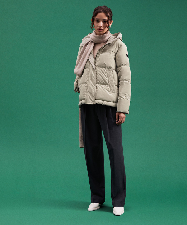 Matt And Shiny Nylon Down Jacket - Peuterey