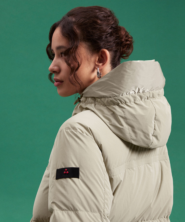 Shiny nylon parka on sale