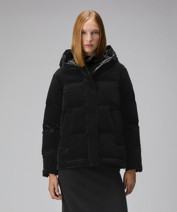 PIUMINO IN NYLON CONTRASTO OPACO E LUCIDO - Peuterey