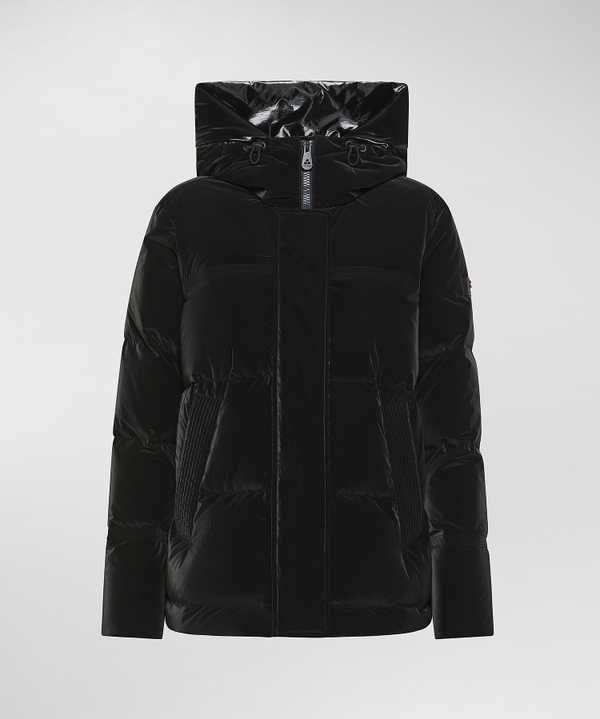 Piumino In Nylon Contrasto Opaco E Lucido - Peuterey