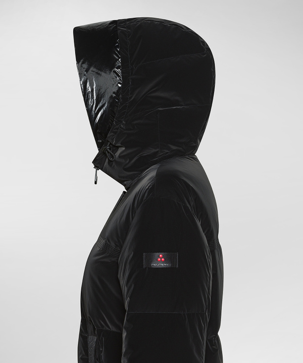Piumino In Nylon Contrasto Opaco E Lucido - Peuterey