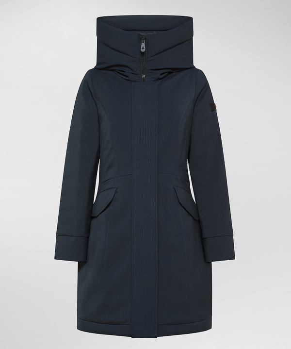 Windproof Coat With Wide Collar - Peuterey