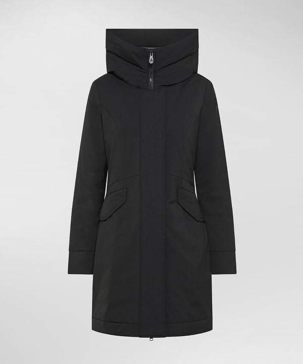 Windproof Coat With Wide Collar - Peuterey