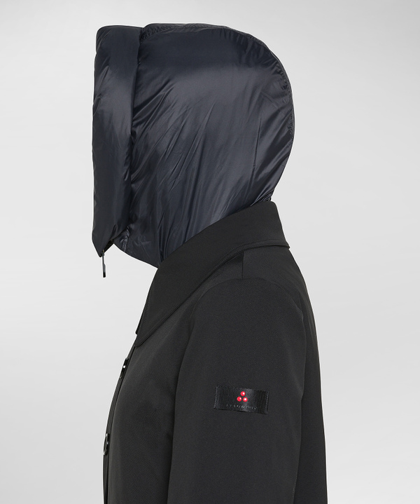 Coat With Buttons And Large Hood - Peuterey
