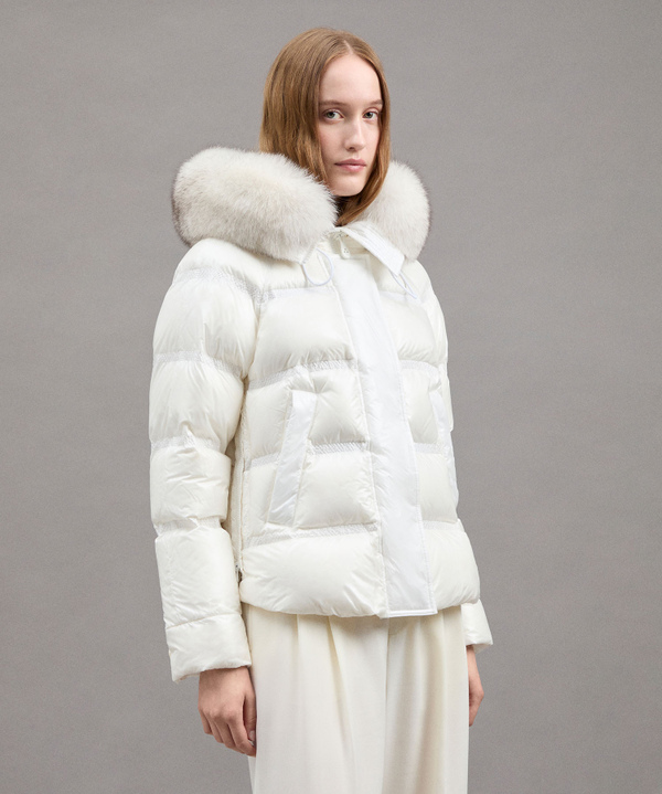 Shiny Nylon Ripstop Down Jacket - Peuterey