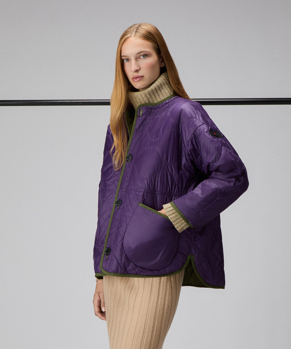 Wendejacke mit abnehmbarem Pelzkragen - Peuterey