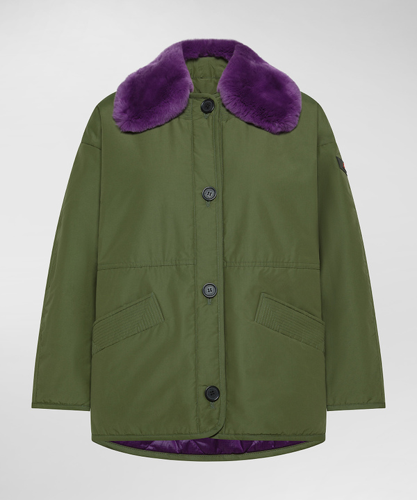 Giacca reversibile con colletto fur staccabile - Peuterey