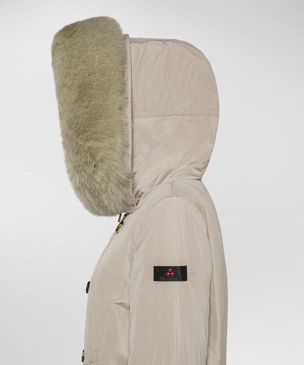 Smooth Parka With Fur-Trimmed Hood - Peuterey
