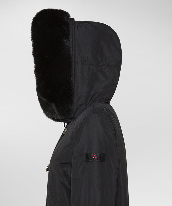 Smooth Parka With Fur-Trimmed Hood - Peuterey