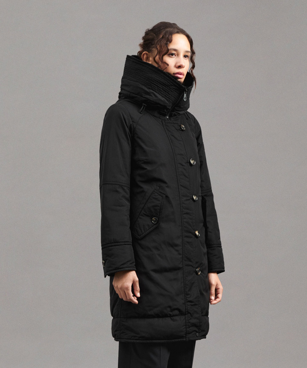Smooth Parka With Fur-Trimmed Hood - Peuterey